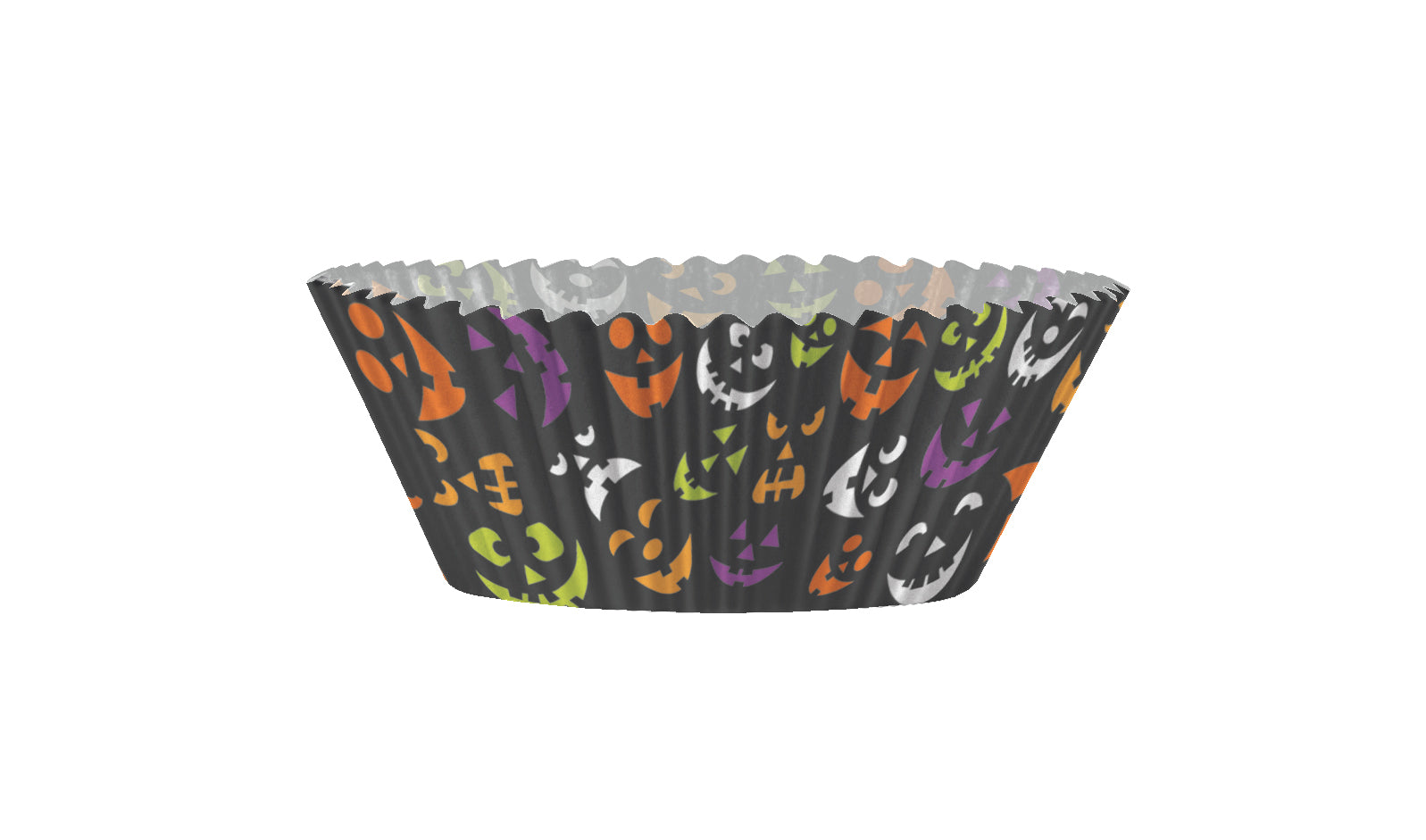 Pumpkin Faces Cupcake Kit – Halloween Baking Set for 24 Cupcakes | Pumpkin Toppers & Wrappers