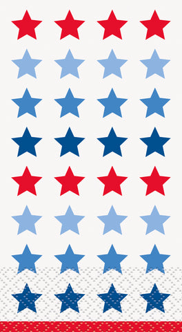 Patriotic Stars USA  Guest Napkin 16 per package
