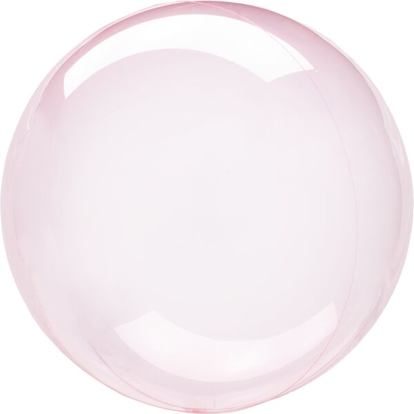 Crystal Clears "Dark Pink" 18 inch  Non Latex Helium Inflated balloon