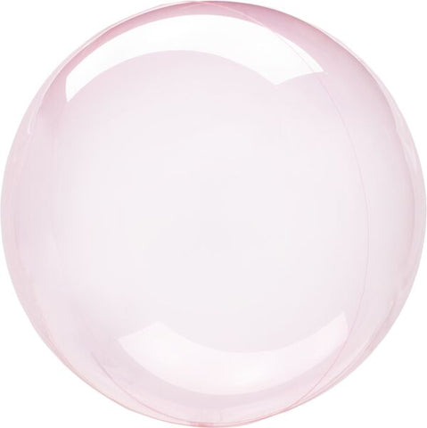 Crystal Clears "Dark Pink" 18 inch  Non Latex Helium Inflated balloon