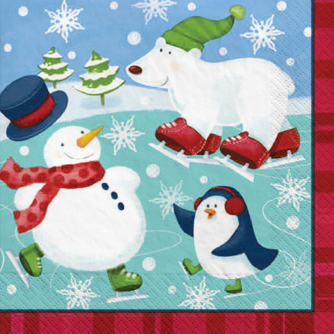 Holiday Fun Beverage Napkins Pack of 16