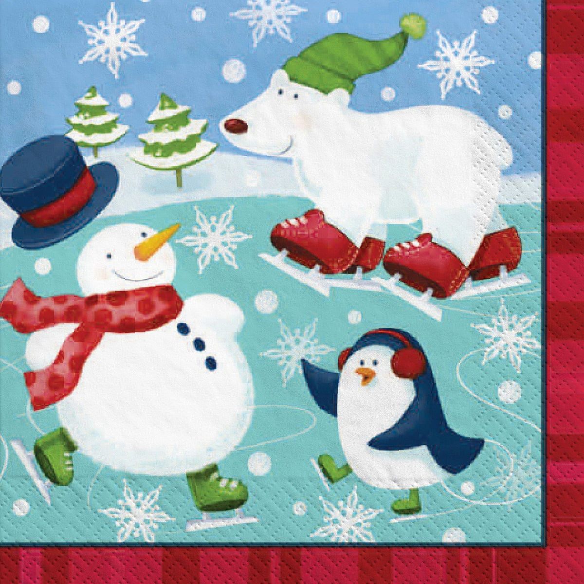 Holiday Fun Luncheon Napkins Pack of 16