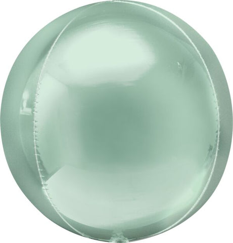 Mint Green 15" Orbz Helium Inflated