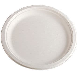 Compostable 7" Plates Made from Bamboo and Sugar Cane (Copy)