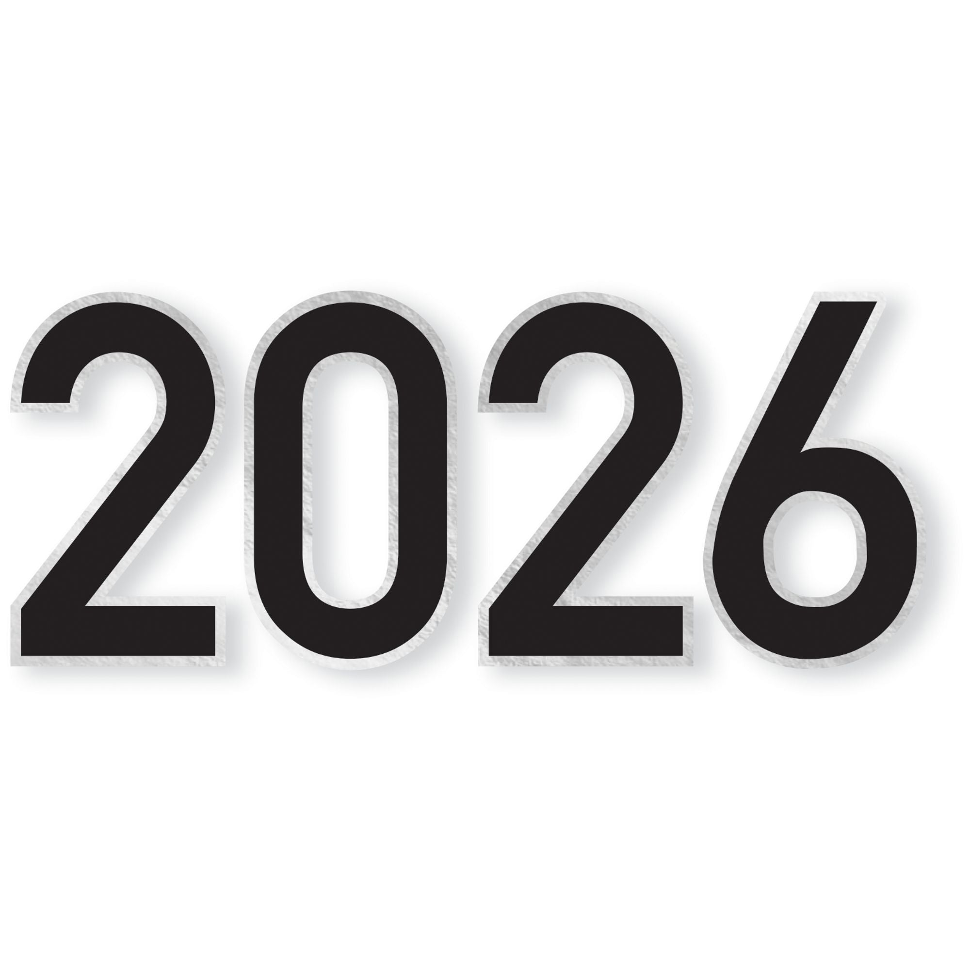 2026 graduation party cutouts black silver 4 piece decorations in Manahawkin, NJ at Party Fair