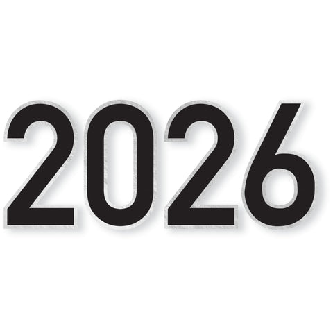 2026 graduation party cutouts black silver 4 piece decorations in Manahawkin, NJ at Party Fair