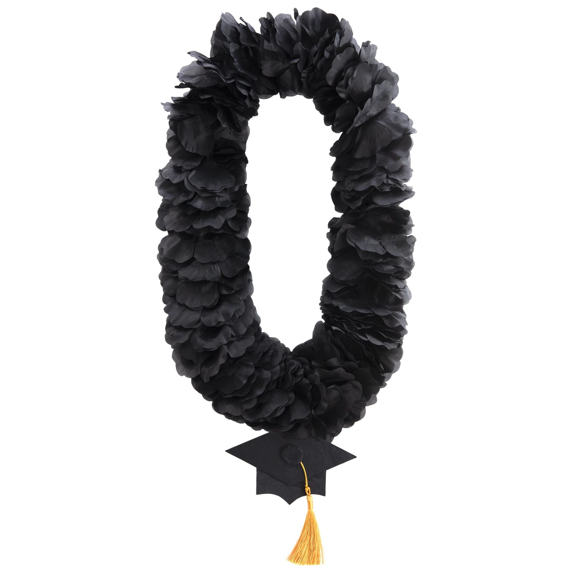 Black graduation lei necklace 20 inch graduation accessory at Manahawkin, NJ Party Fair for graduation ceremonies and parties