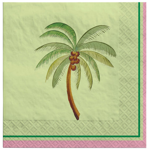 Tropical palm tree lunch napkins with coconut tree design available in Manahawkin NJ  at Party Fair