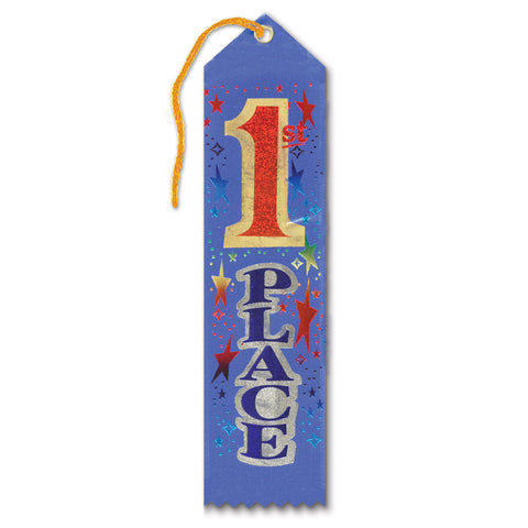 1st  Place Award Ribbon 2" x 8"