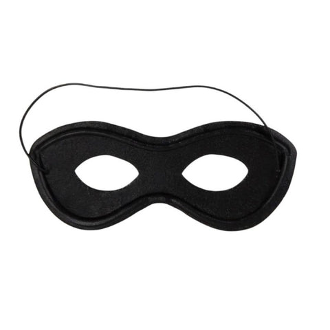 Black Superhero Mask | Costume Accessory for Kids & Adults – Cosplay, Halloween, Parties & Dress-Up