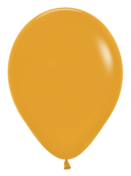 Deluxe Mustard 5 inch betallatex Profesional Quality Latex Balloon 100 count package