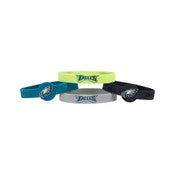 Philadelphia Eagles Rubber Bracelet 4pc Per Package