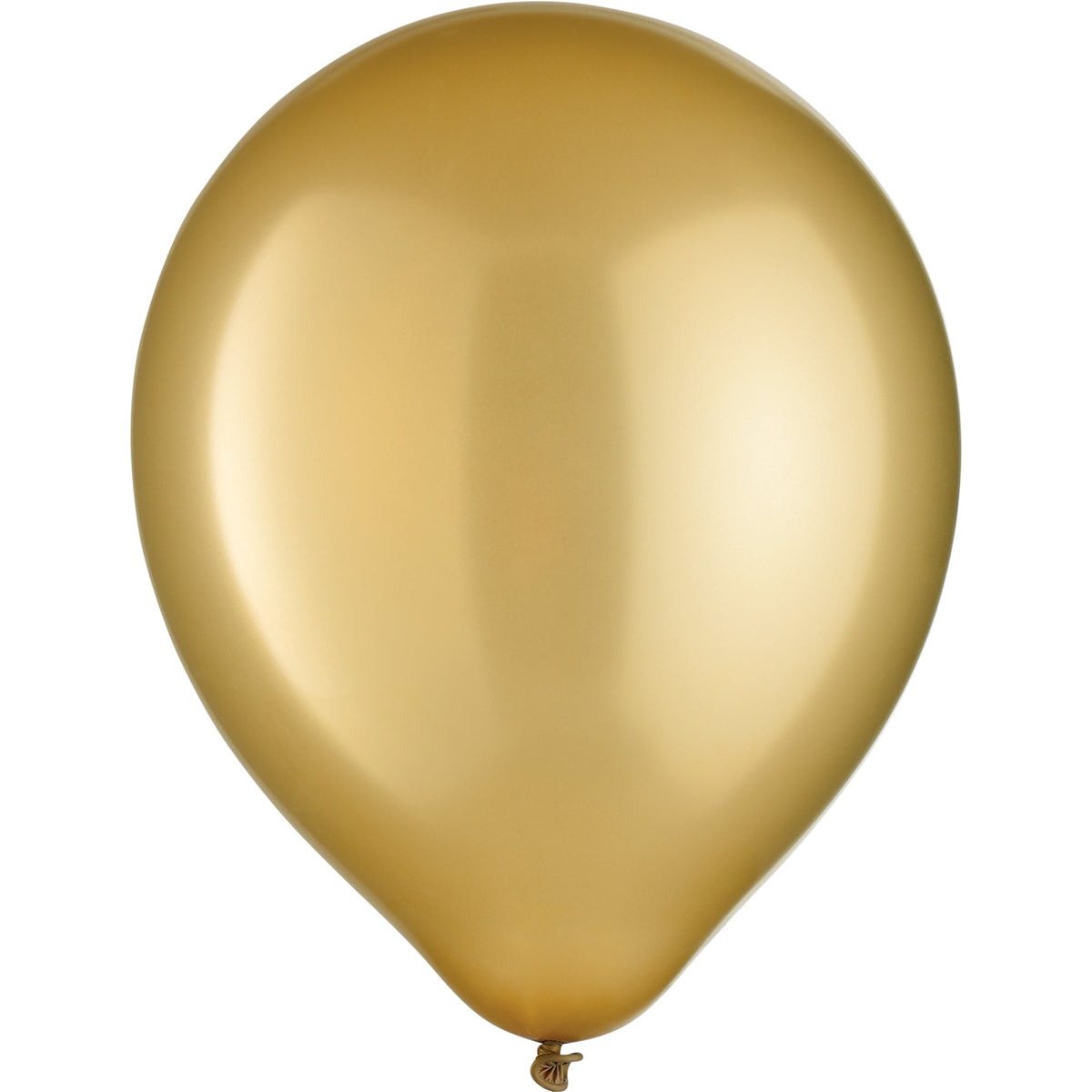 Gold Pearlized Helium inflated Solid Color 12" Latex Balloon