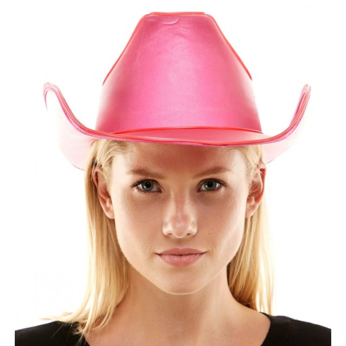 Light-Up Pink Cowboy Hat | LED Western Hat for Spirit Days, Concerts, Festivals & Night Parties