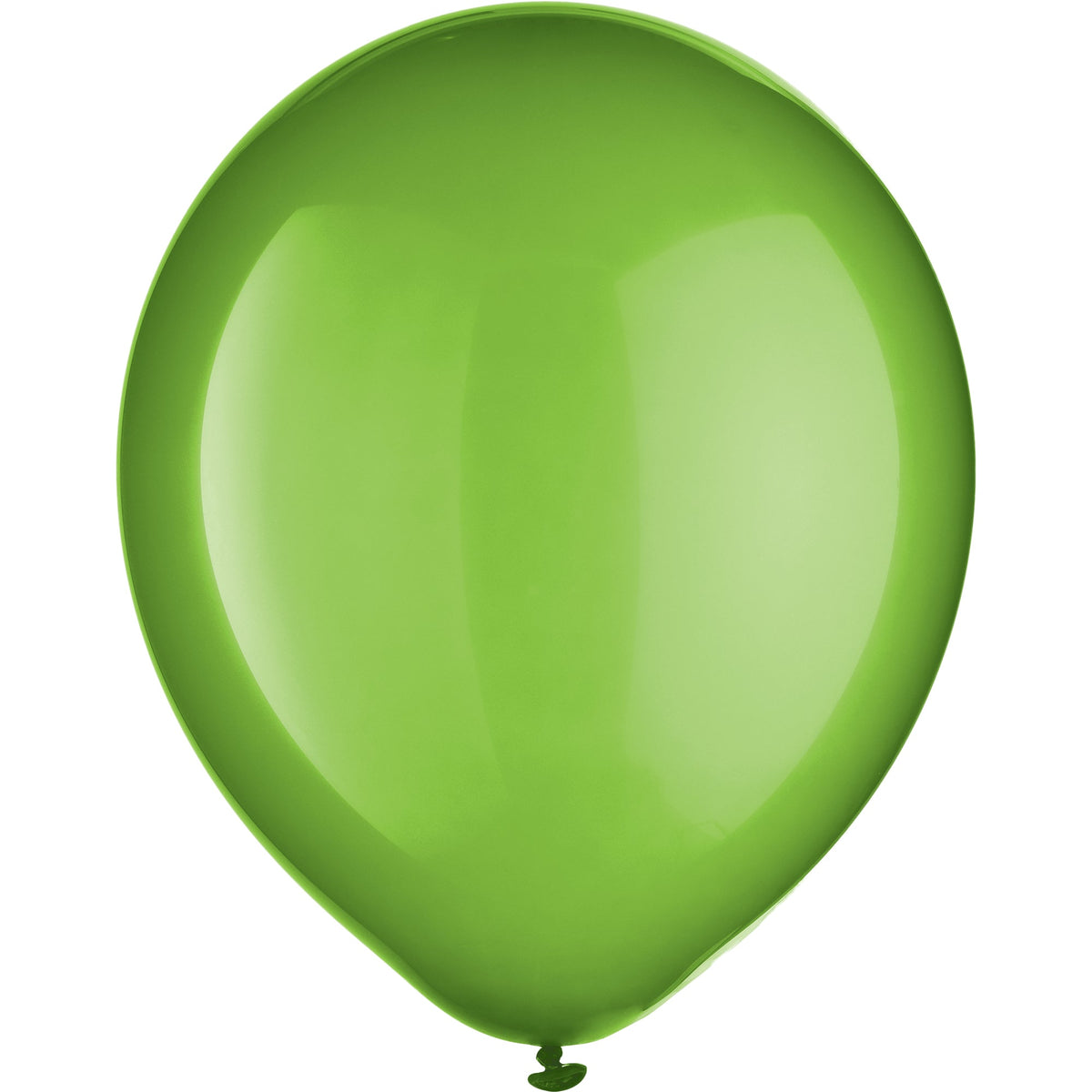 Kiwi Green Helium inflated Solid Color 12" Latex Balloon