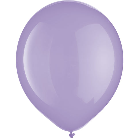 Lavender Helium inflated Solid Color 12" Latex Balloon