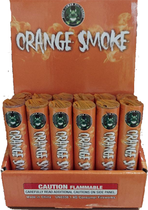 Orange Colored Smoke