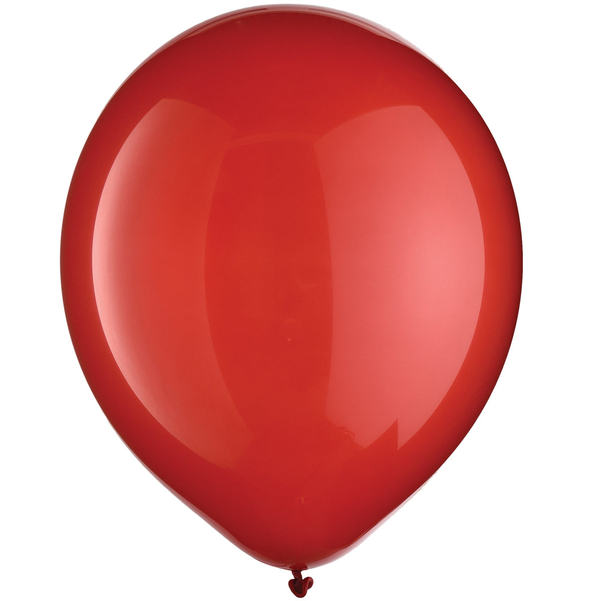 Apple Red Helium inflated Solid Color 12" Latex Balloon