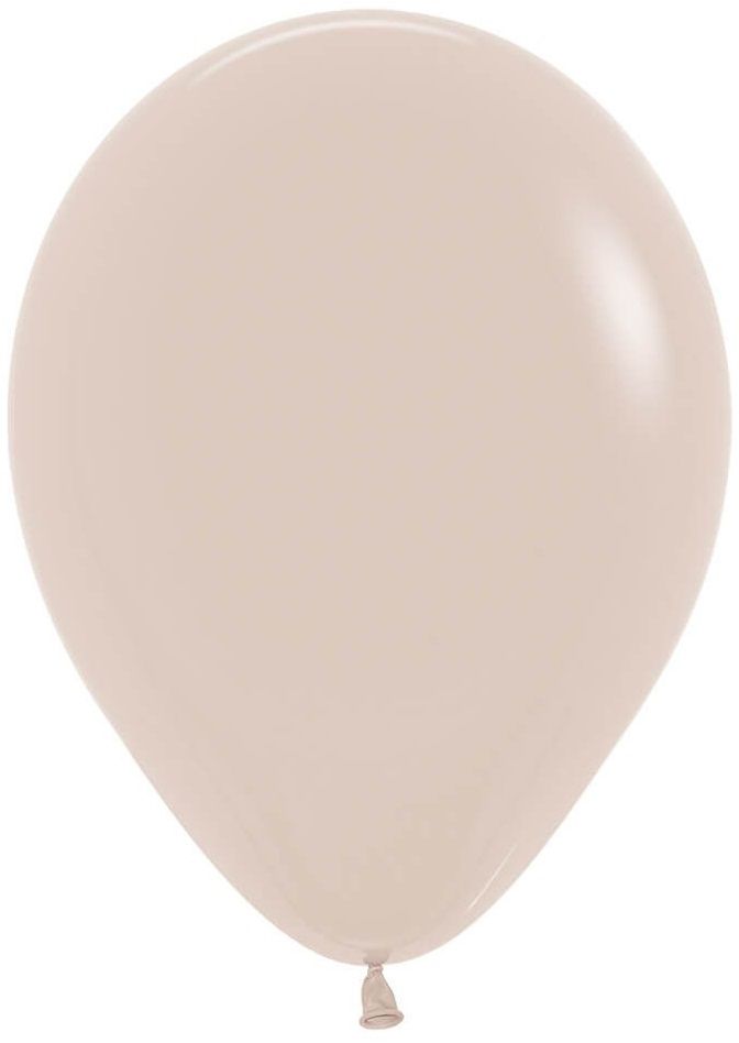 Deluxe White Sand  11 inch betallatex Professional Quality Latex Balloon Helium Inflated