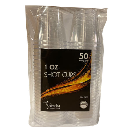 Shot Glass 1 oz. Clear Plastic 50 count