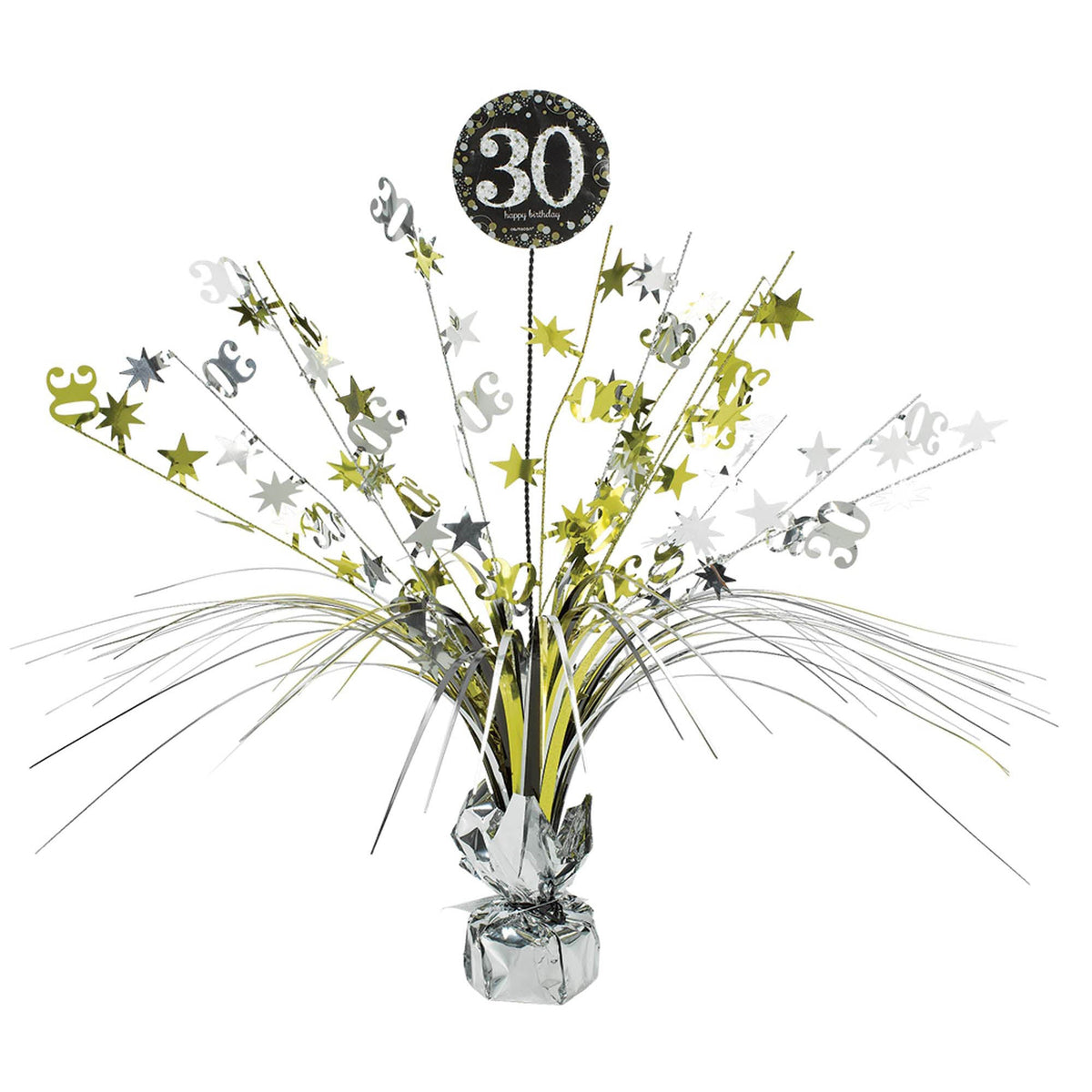 Sparkling Celebration 30th Birthday Centerpiece