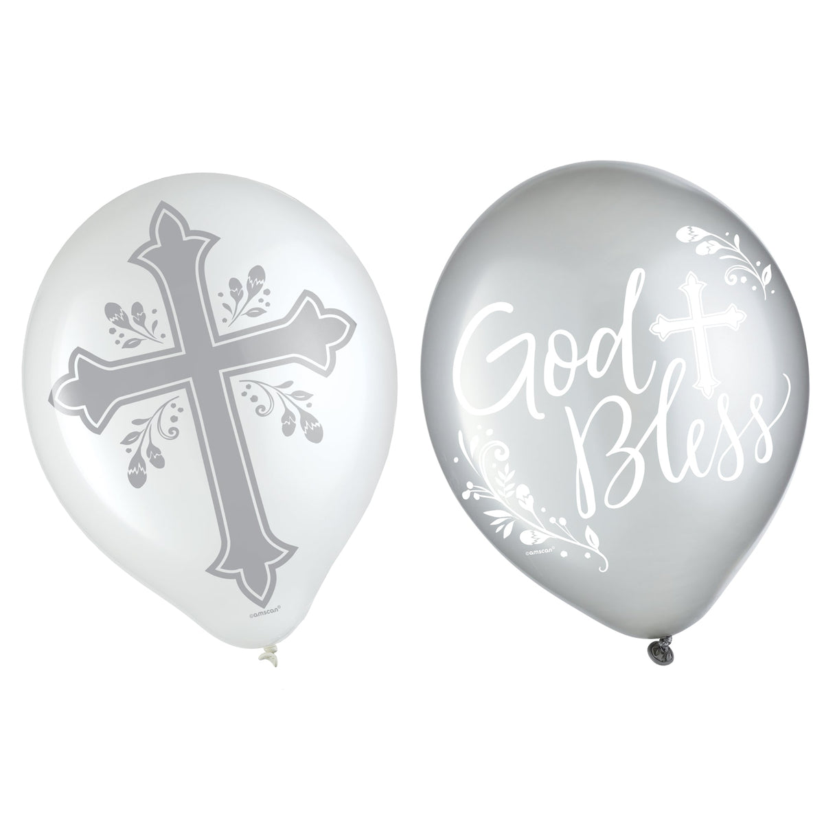 Holy Day Print 12" Latex Balloons 15 count Helium Quality