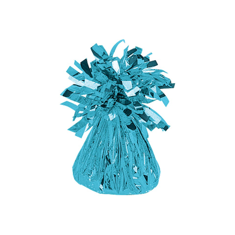 Caribbean Blue Foil  Balloon Weight