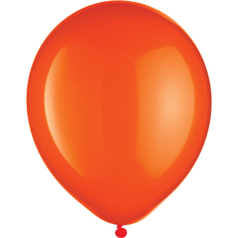Orange Peel Solid Color 12" helium quality 72 count Latex  Balloons