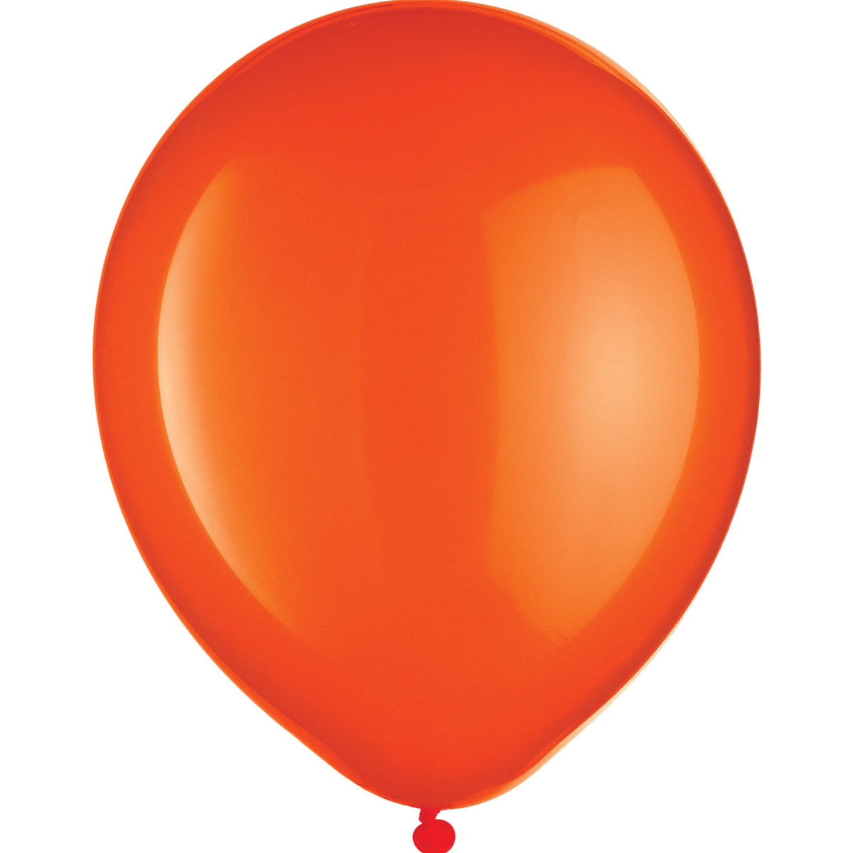 Orange Peel Solid Color 12" helium quality 15 count Latex Balloons