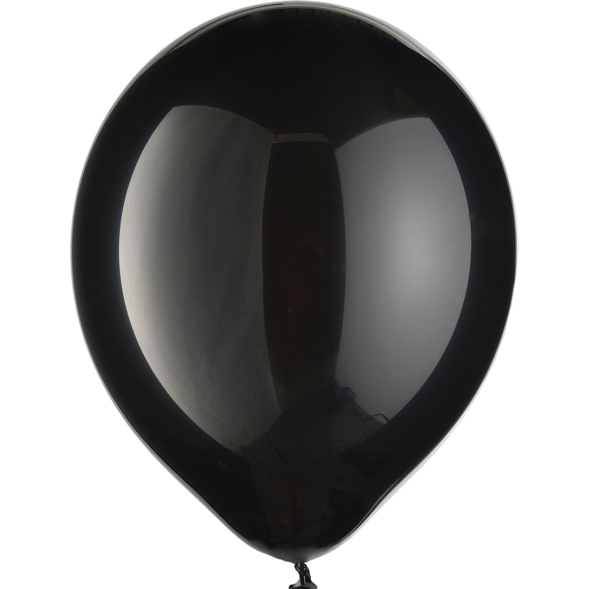 Black Solid Color 12" helium quality 15 count Latex Balloons