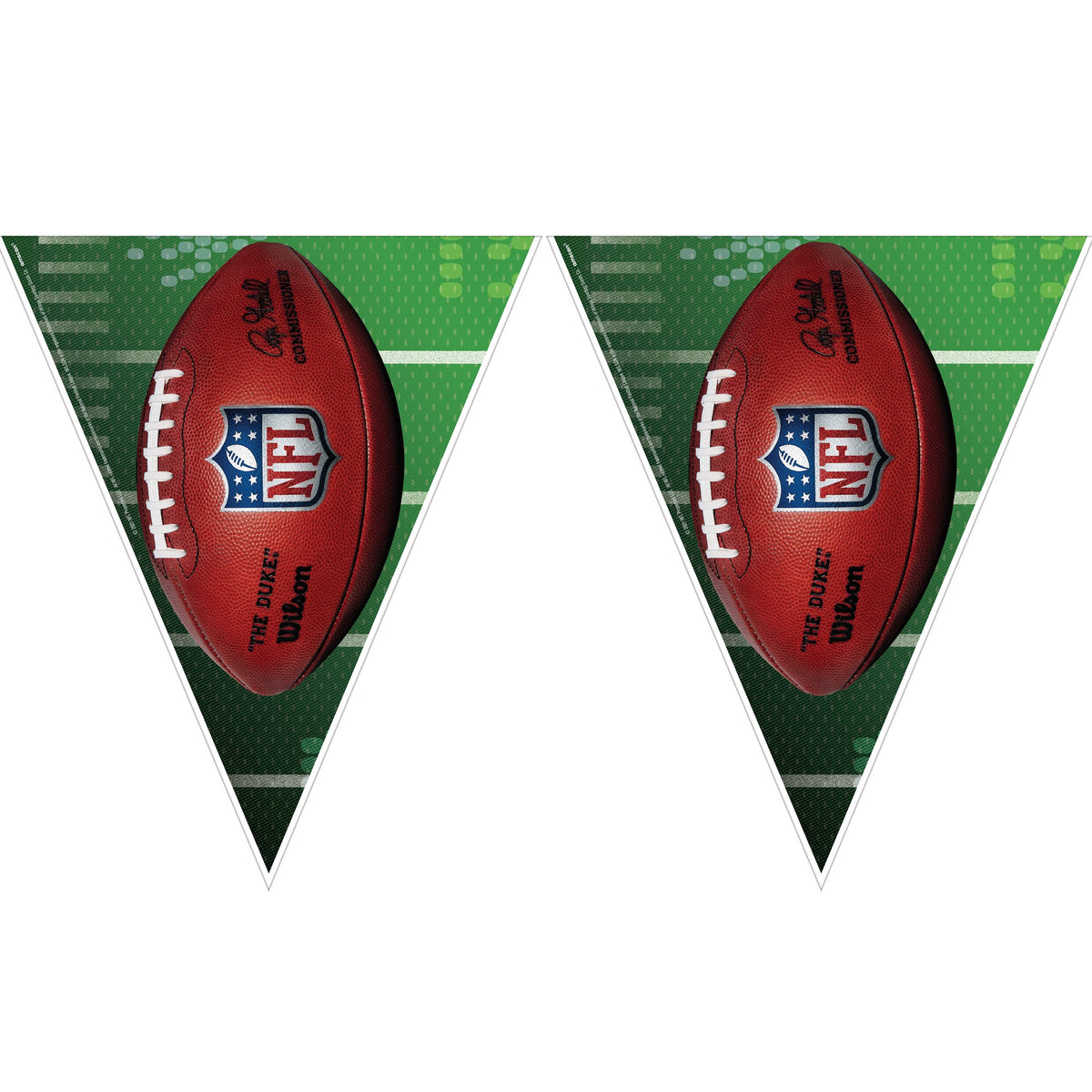 NFL Football Pennant flag 12' x 11"