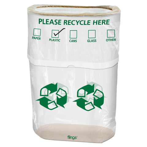 Flings Pop-up Disposable Recycle Bin
