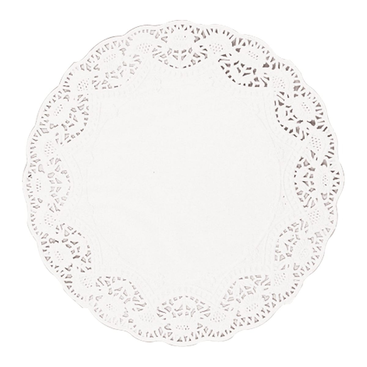 White 5" Round Doilies