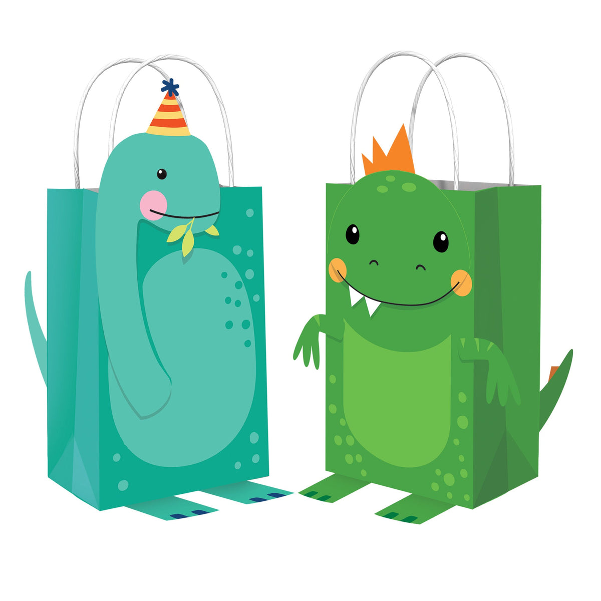 Dino-Mite Create Your Own 8 1/2"h X 5 1/4"w X 3 1/4"d Craft Favor Bags