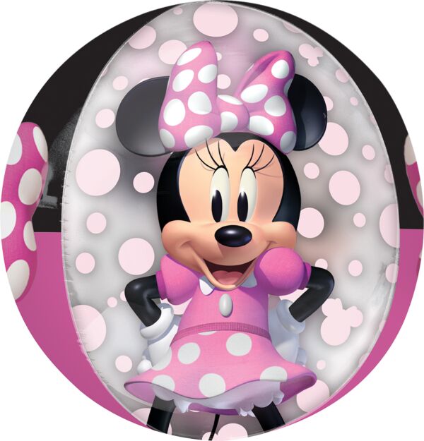 Minnie Mouse Orb Shaped 15" Balloon