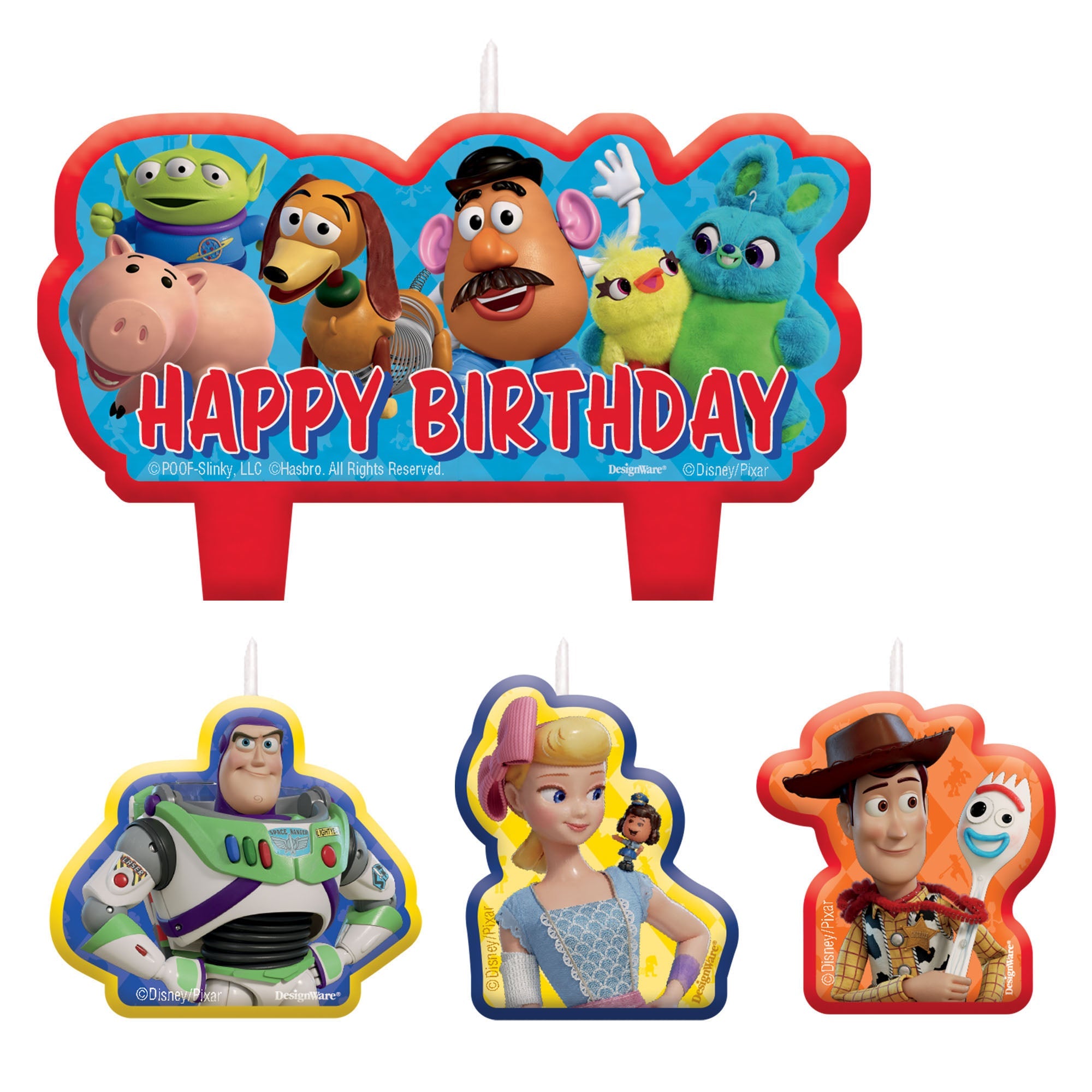 Disney/Pixar Toy Story 4 Birthday Candle 4pc Set