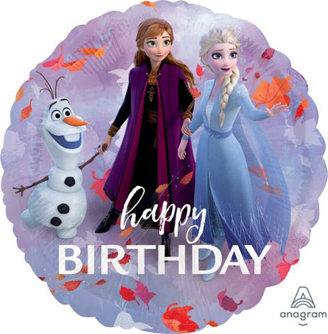 Disney Frozen 2 Happy Birthday 17' Mylar Balloon