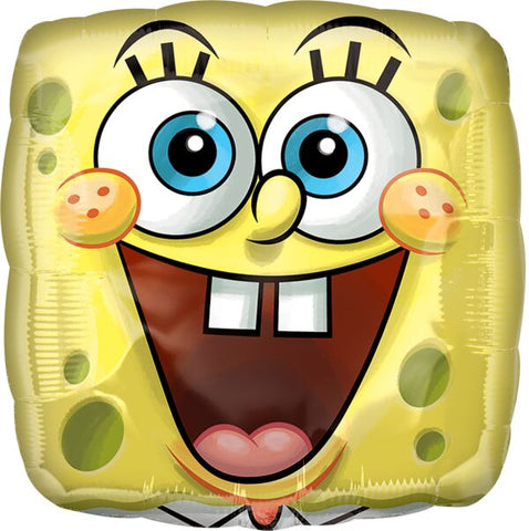 SpongeBob Square Face 18" Mylar Balloon