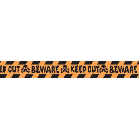 Halloween "Keep Out" Plastic 100' Caution Tape