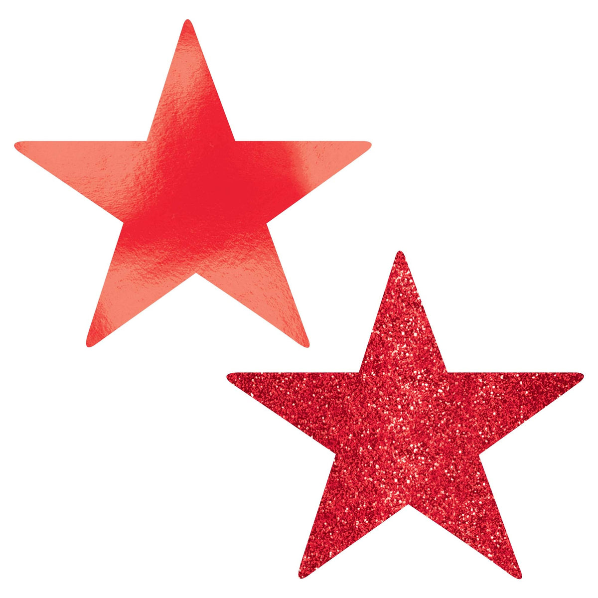 Star Cutouts 5" Apple Red pack of 5