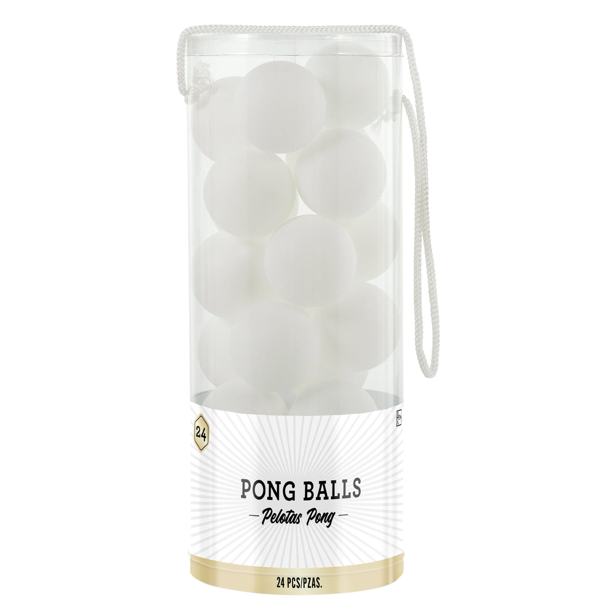 White 24 Count Pong Balls