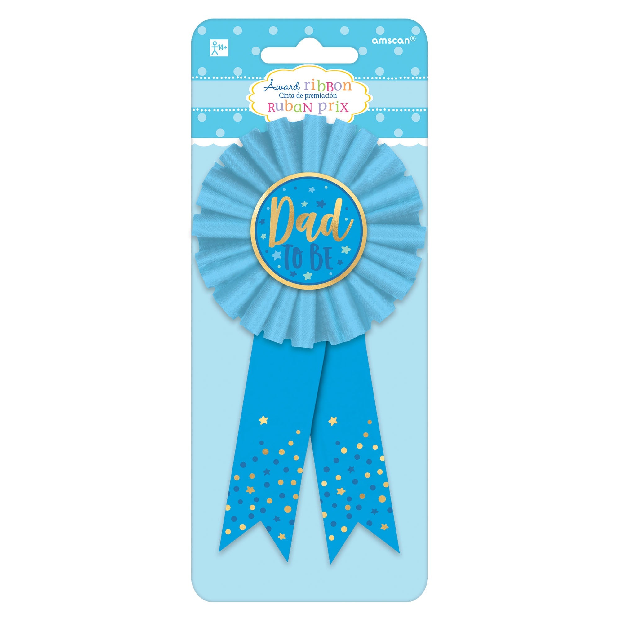 "Dad to Be" Award Ribbon 3" x 5 1/2"