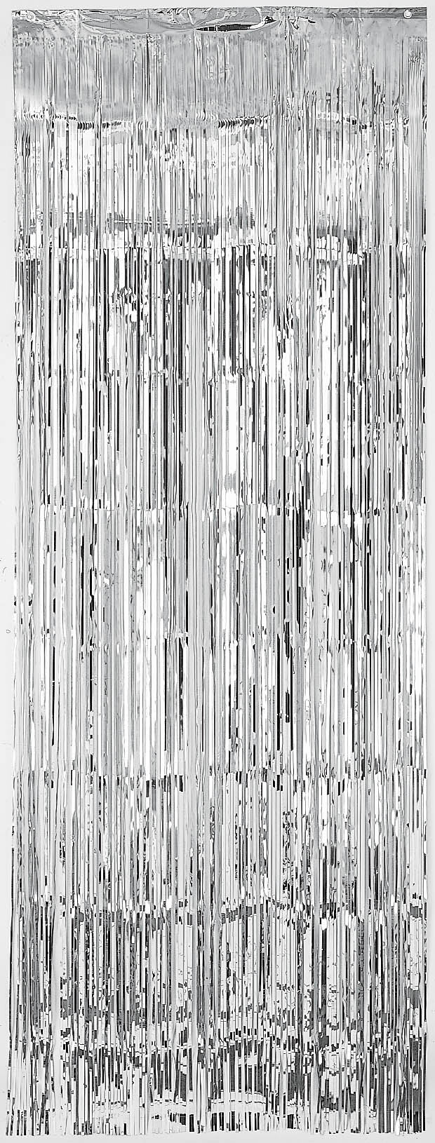 Silver Foil Metallic Curtain