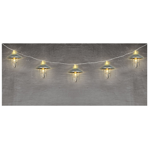 Metal Cage Battery Operated 5'  LED String Lights