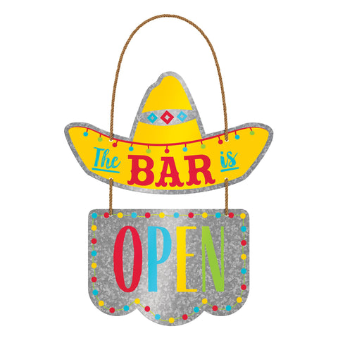 "The Bar is Open" Cinco de Mayo Sign