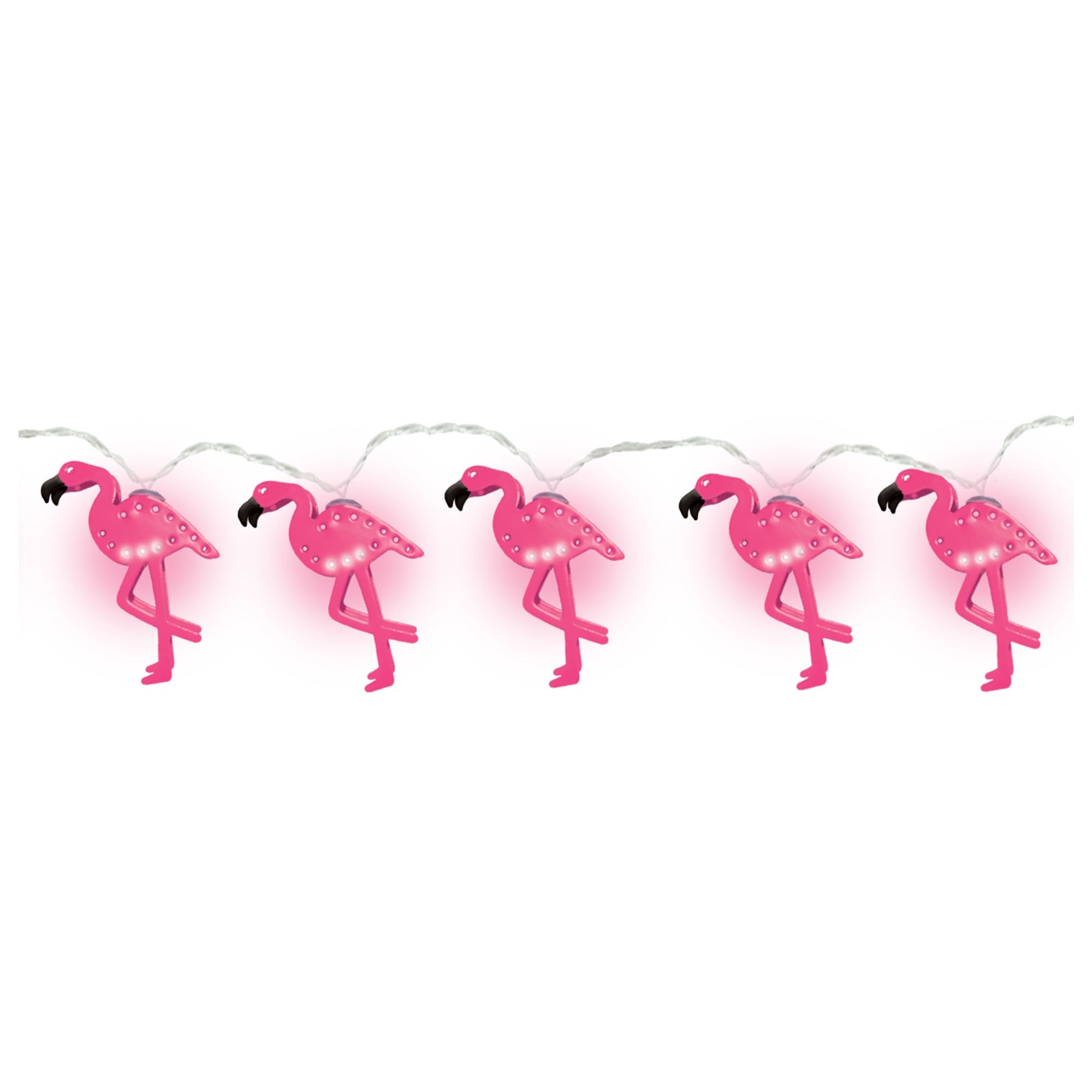 Flamingo Battery Operated LED String Lights 4 2/5' total length -