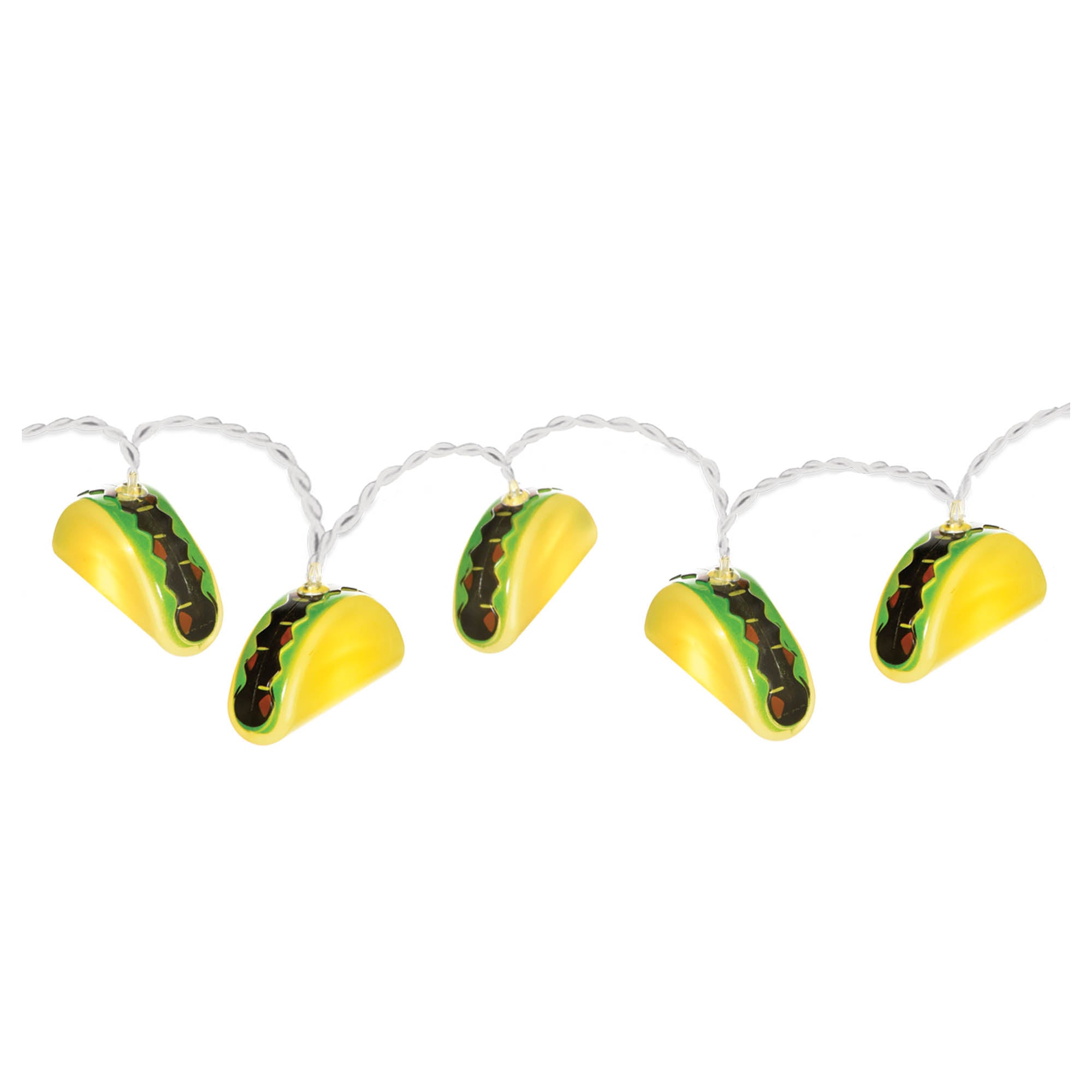 Taco Battery Operated String Lights 10 Tacos on 5 3/4' total length