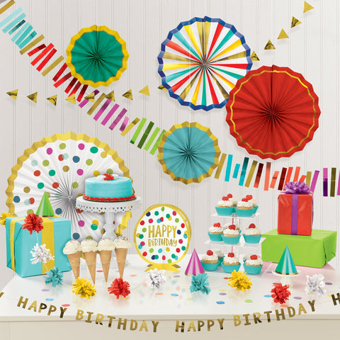 Happy Dots Room 10 piece Decorating Kit