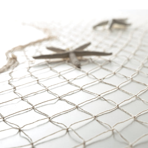 decorative fishing net large Natural Color Decorative 6' x 24' Fish Net – Manahawkin Party Fair