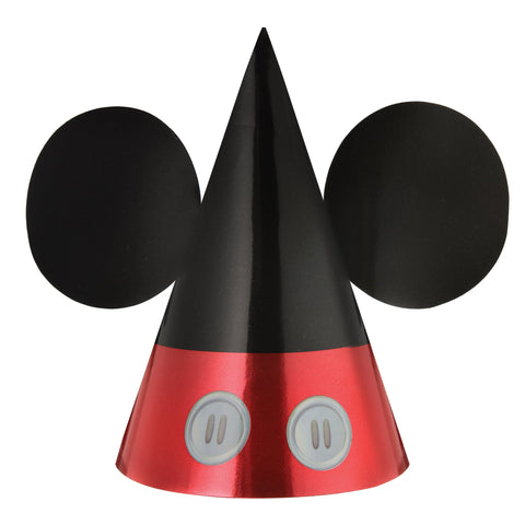 Mickey Mouse Forever 7 1/4" W x 6 1/2" H Foil Cone Hat